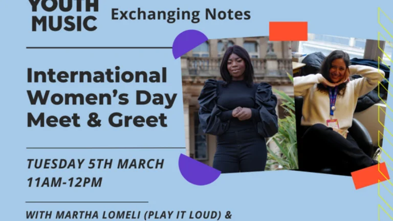 Flyer for the International Women's Day Meet and Greet