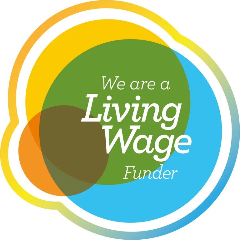 We are a living wage funder logo